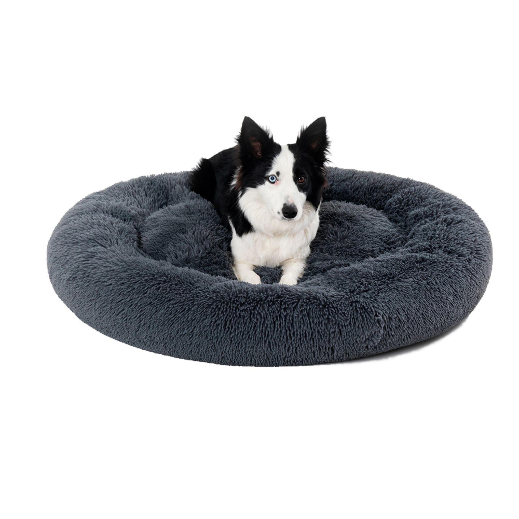 Lit Donut Moelleux et Apaisant pour Chien et Chat - Déhoussable