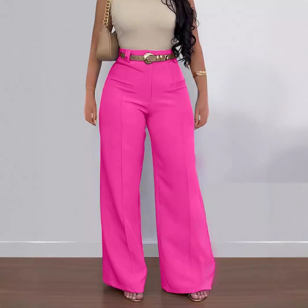 Pantalon Casual Femme Élégant et Confortable